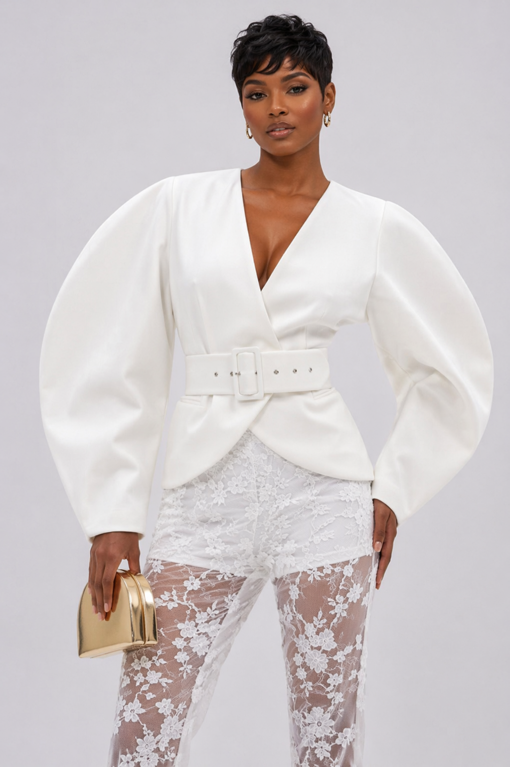 White Scuba Barrel Blazer 1x