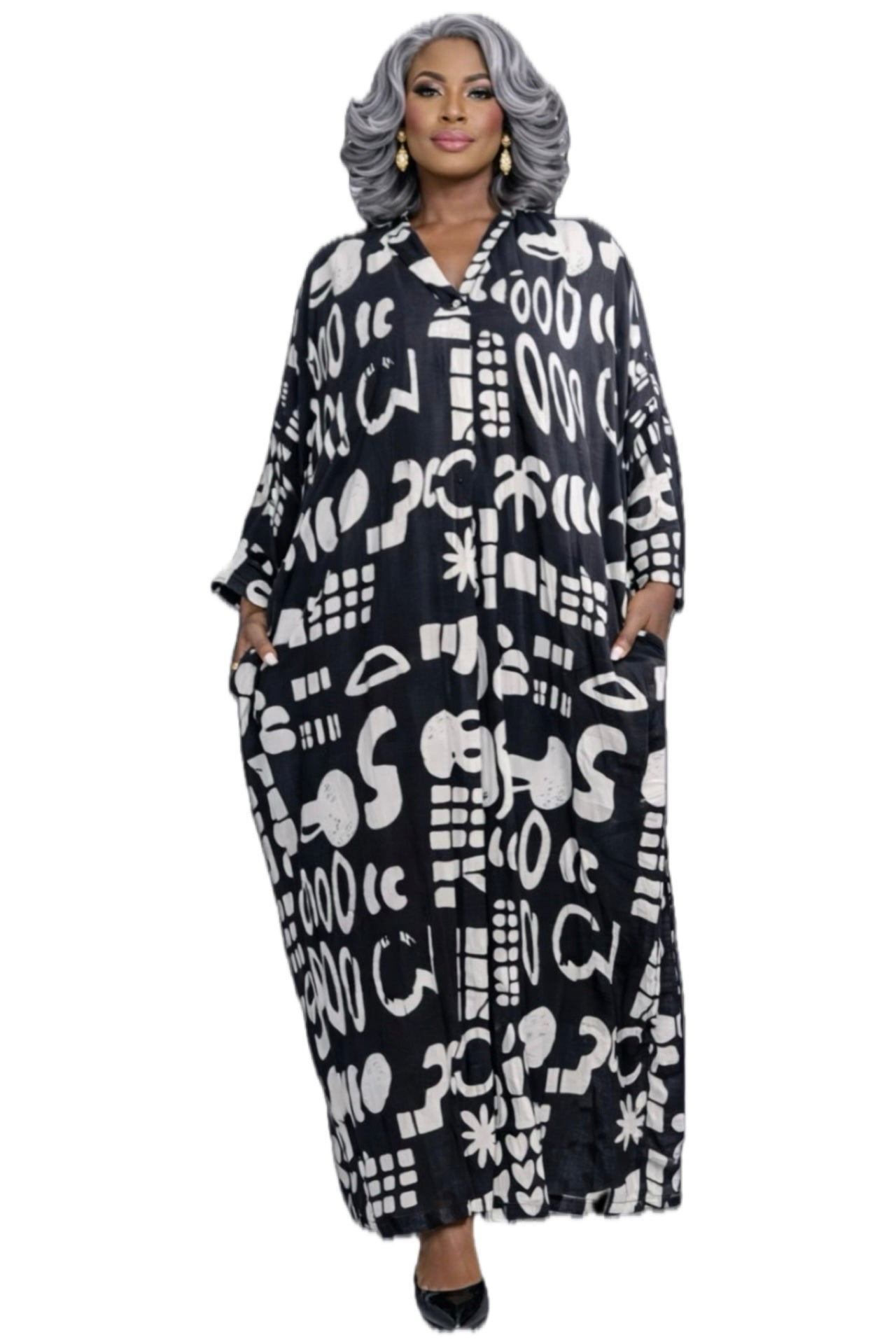 Comfort in Greece Dress Black