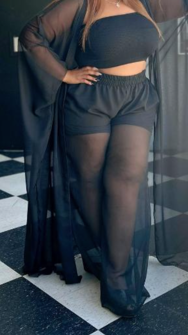 Come Thru See Thru Black
