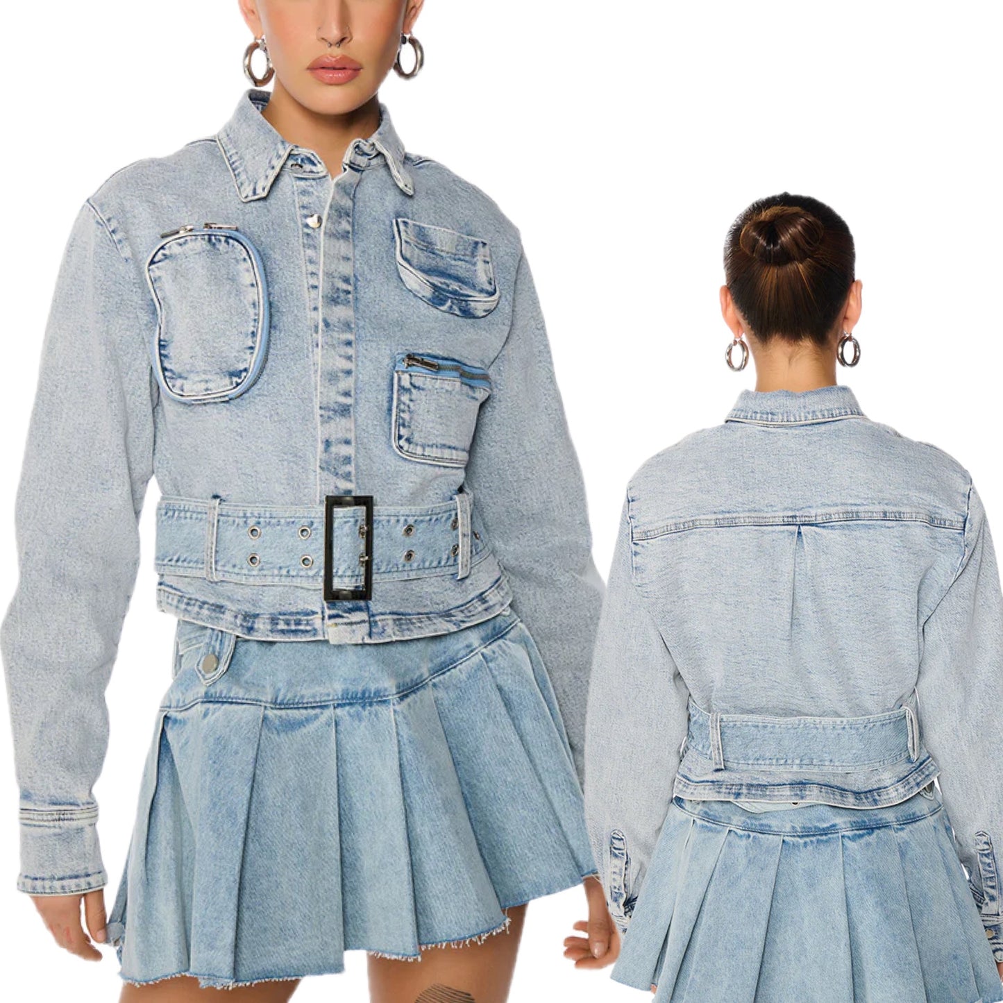 Trendy Girl Denim Jacket XL