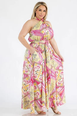 Bouquets in Bloom Halter Dress