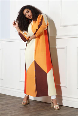 Fall Spice Bounce Duster Dress