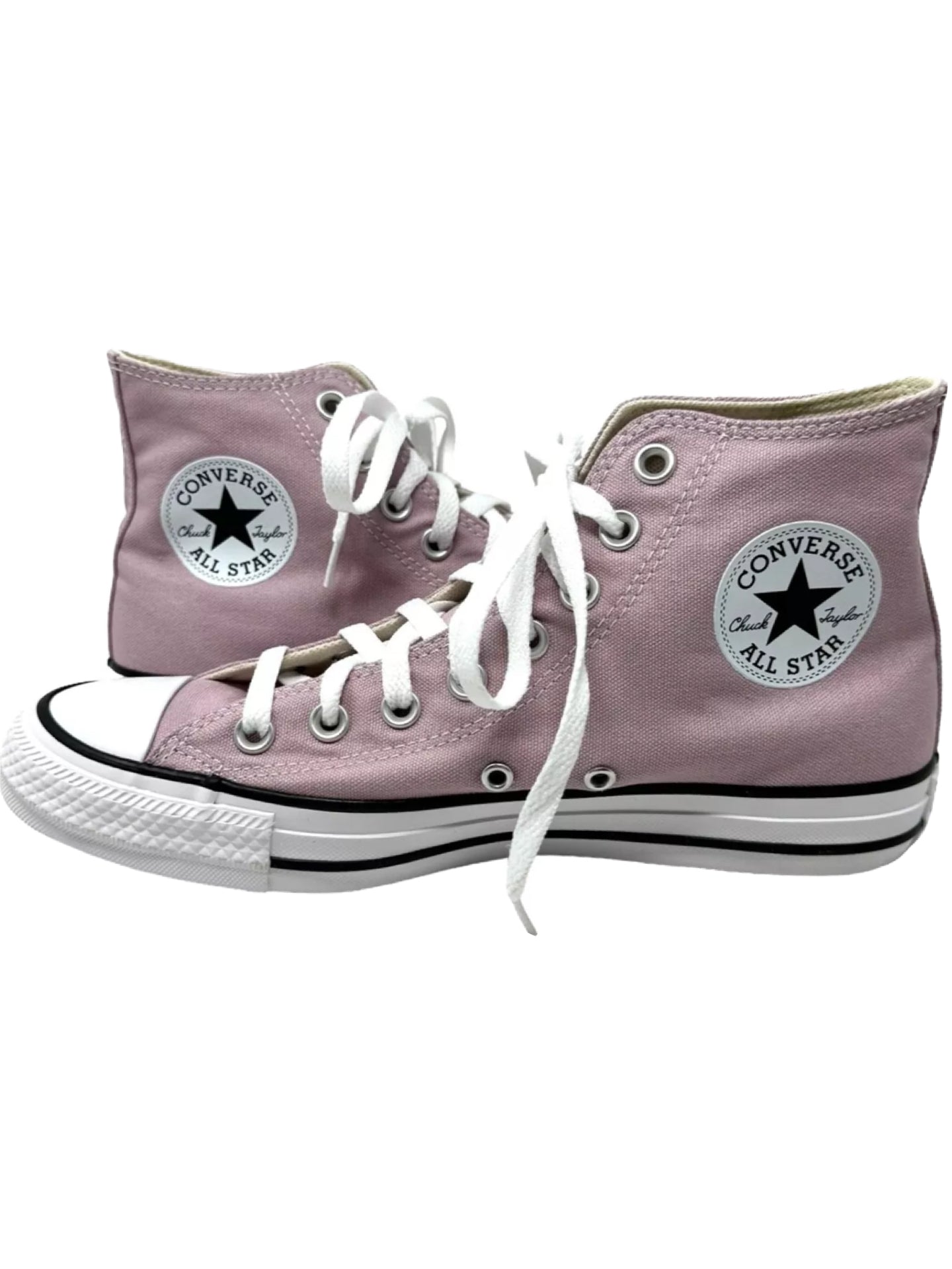 Women's Blush Lilac Hi Top Converse 9