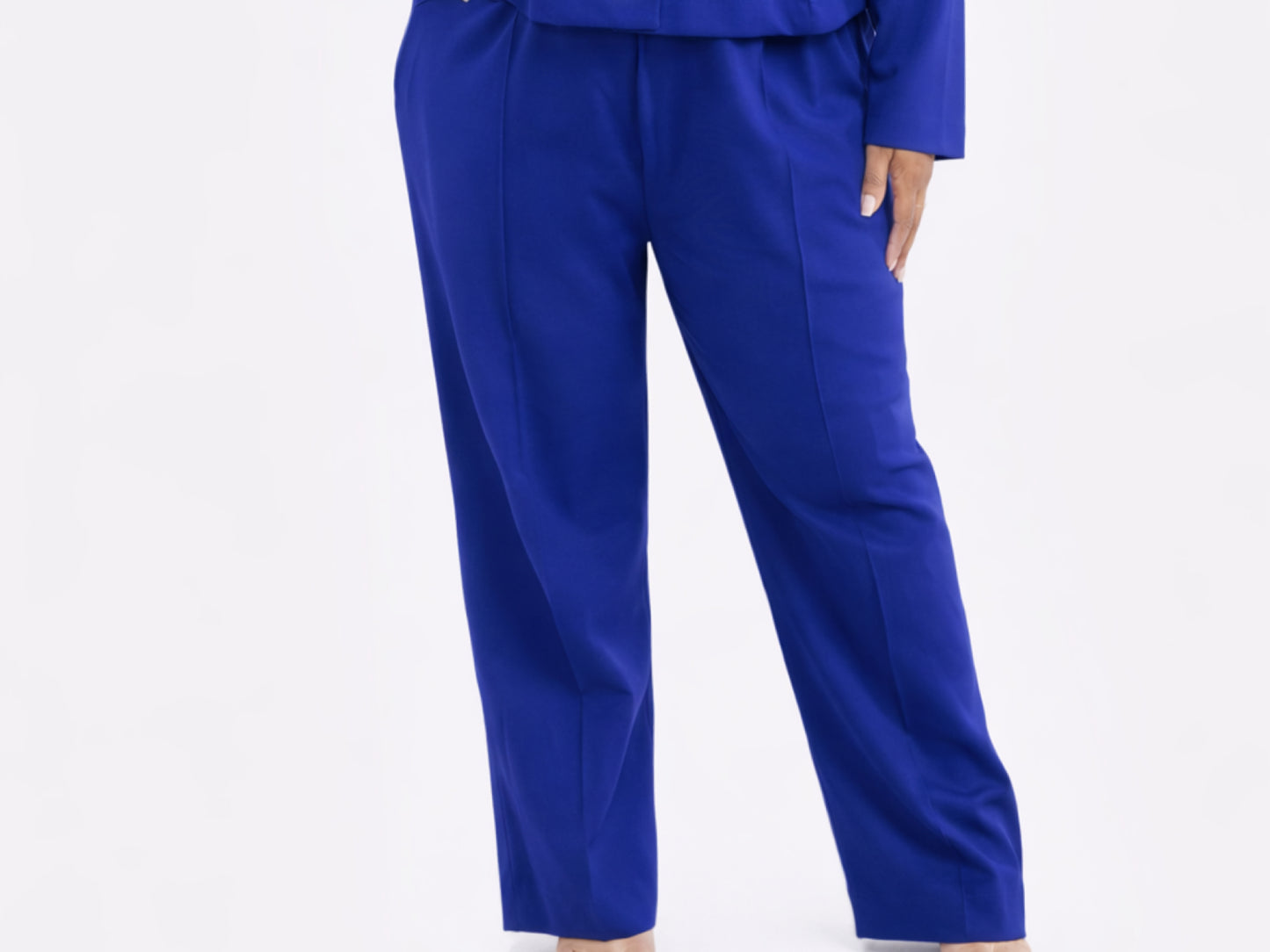 Blue Corporate Crossover Pant set