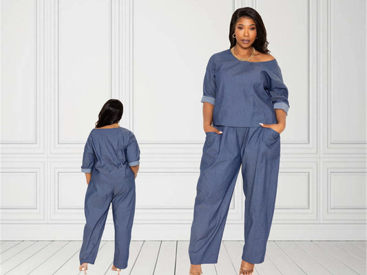 Weekend Class denim set