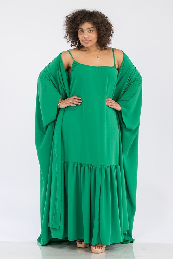 Emerald Maxi Dress O/S