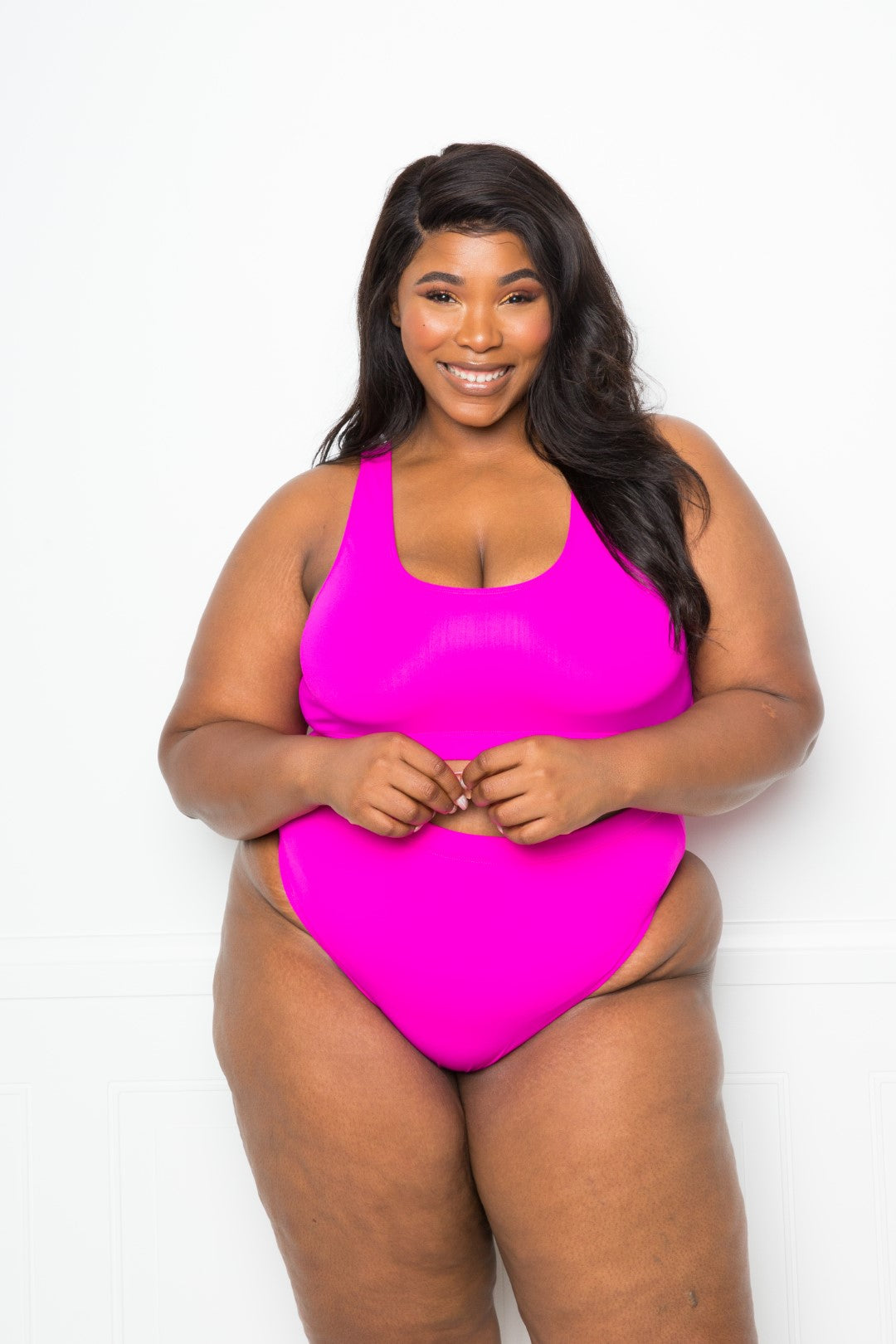 Hot pink Swim 2 pc MyFabGlam Boutique