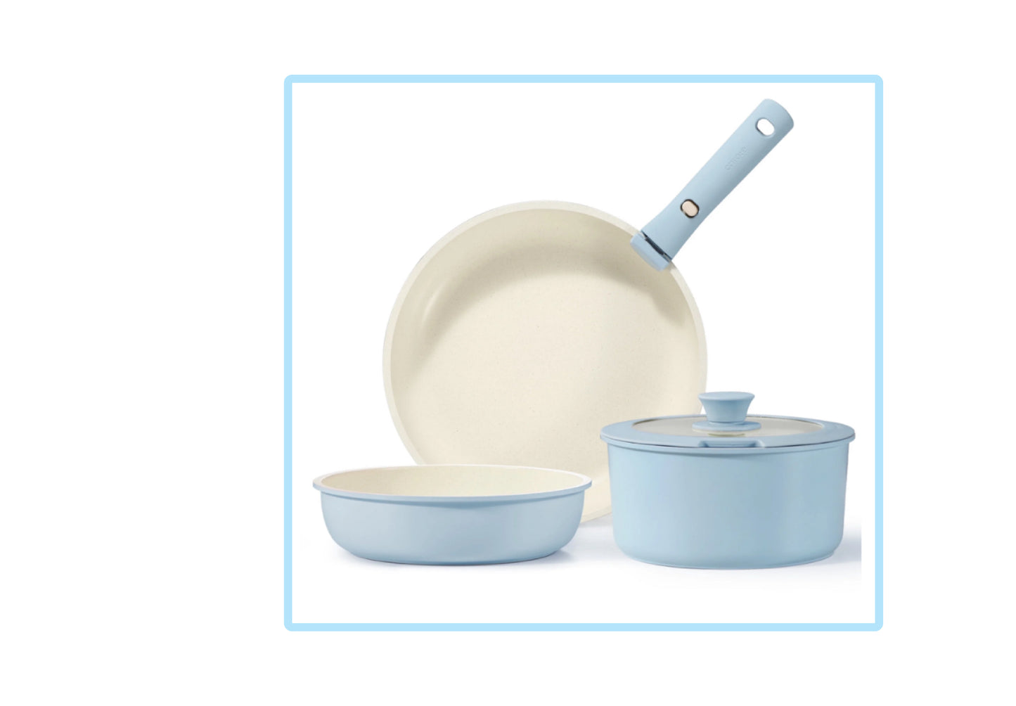 Blue 5 pc Pot n pan set