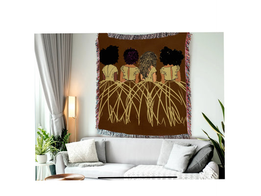 Sister Circle Woven Throw