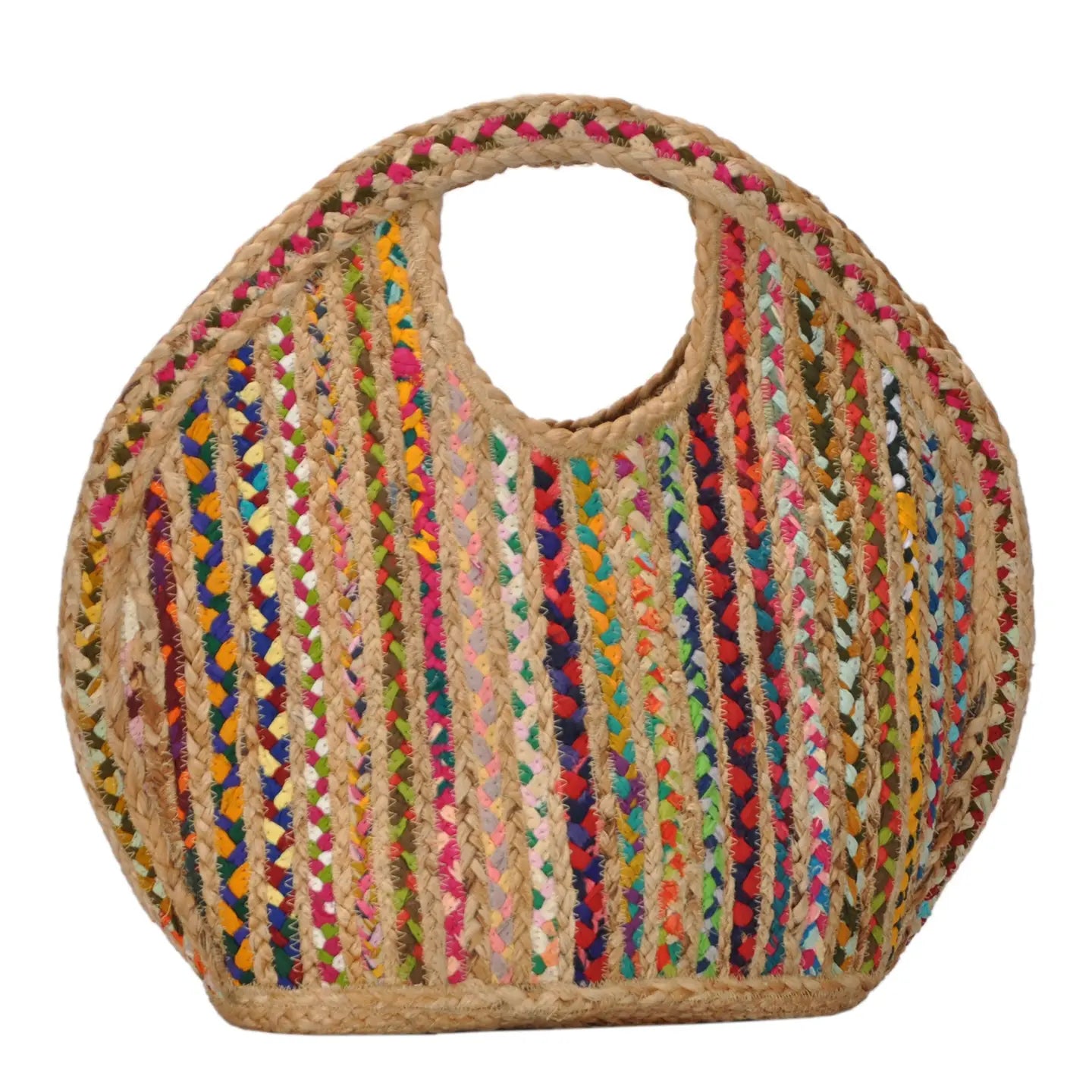 Large Straw India Tote