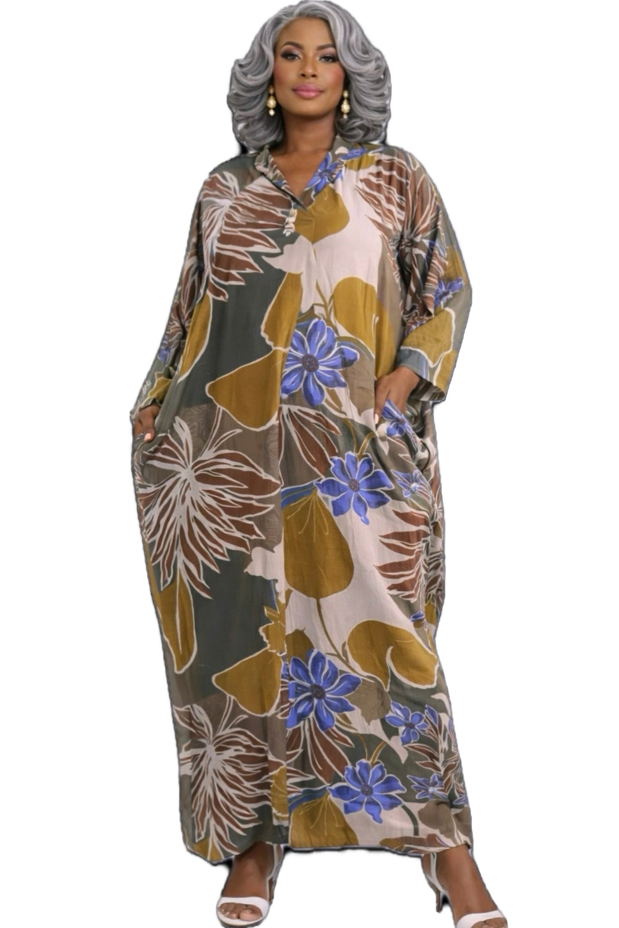 Comfort in Greece Dress Multi