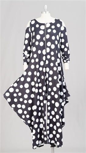 Black and White DOT Jumpsuit