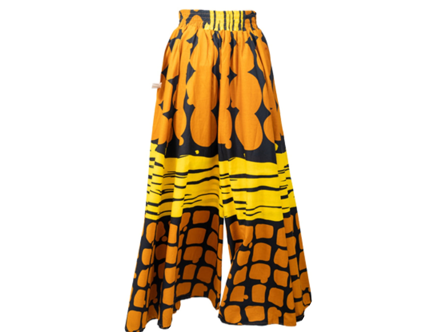 Caramel Honey African Print Palazzo