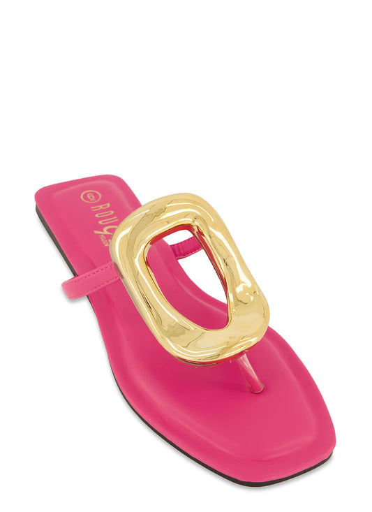 Barbie Pink gold front sandal  8.5