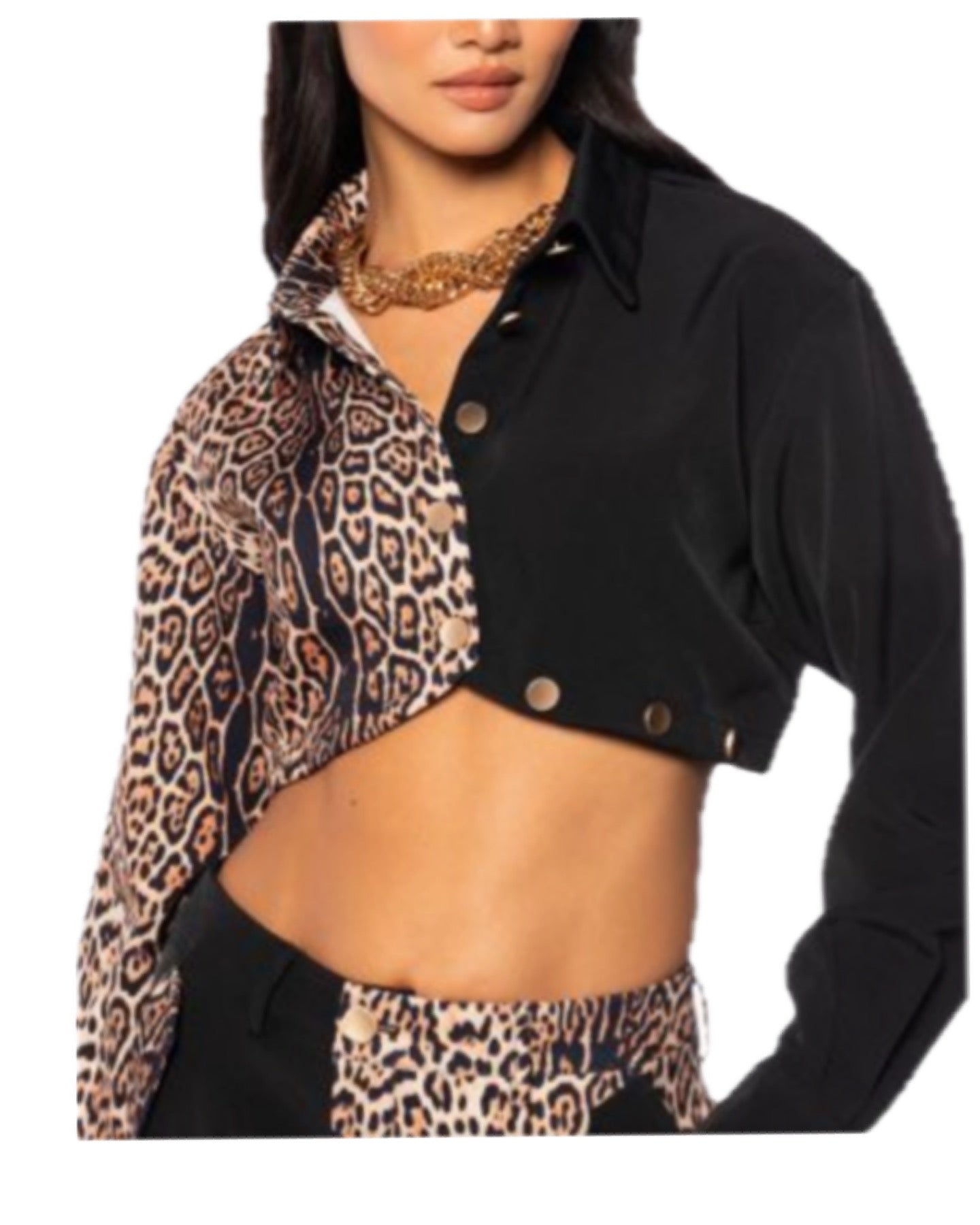 Chameleon Cougar Crop Top