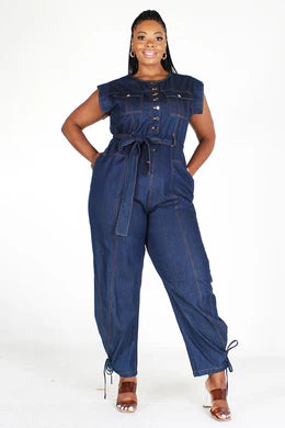 Bungalow Denim Jumpsuit