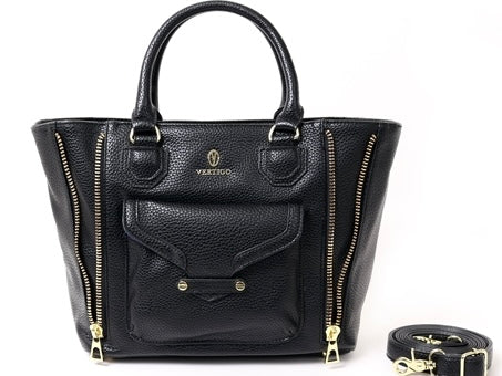 Sophia Pebbled Satchel Handbag