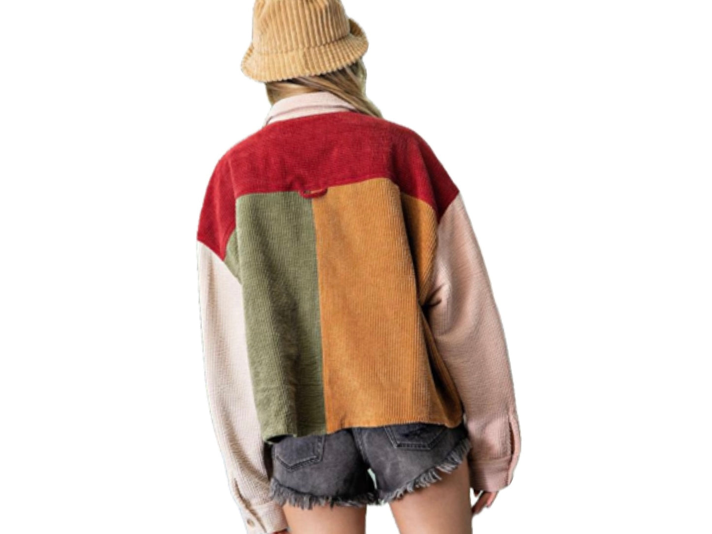 Cool Breeze Cord Colorblock Jkt