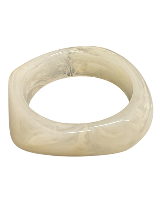 Cream Marble Bangle (E)