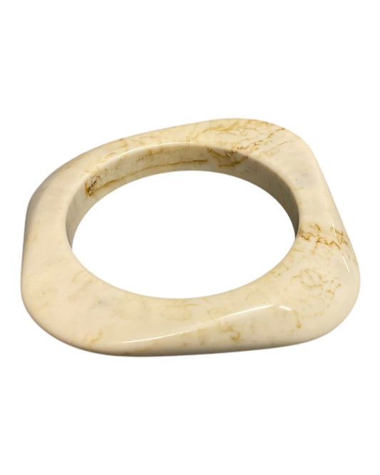 Cream Hex Bangle (F)