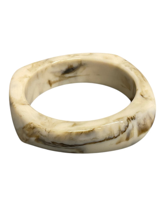 Cream Fudge Swirl Bangle (A)