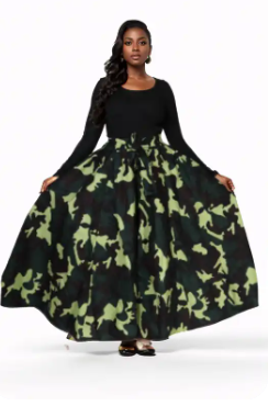 Camo Big Skirt  O/S