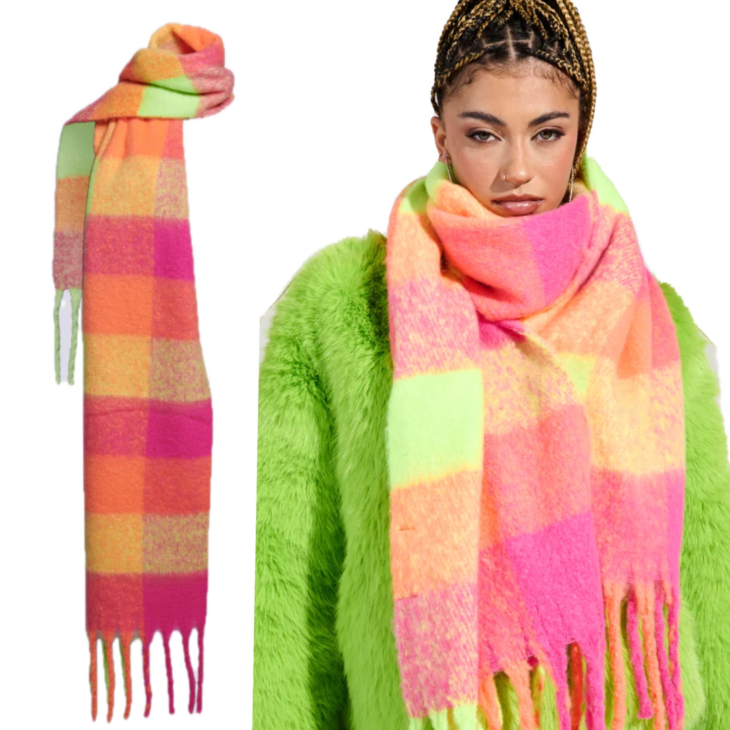 Flamingo Slushy Scarf