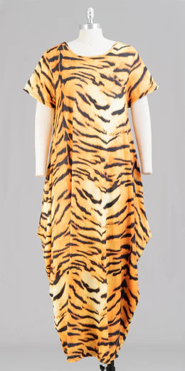 Knotty Tigress Bubble Dress