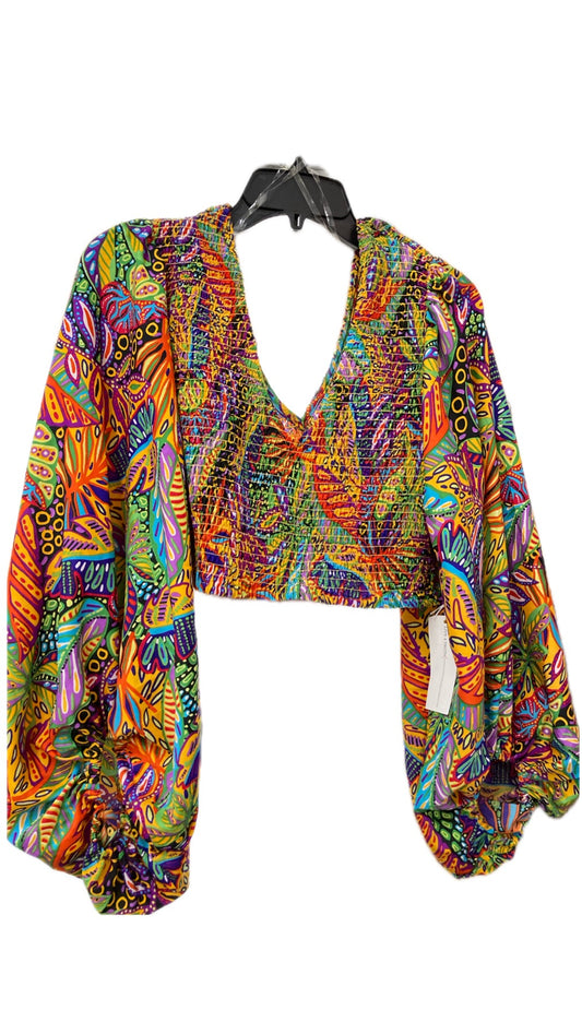 Festival crop blouse (L)