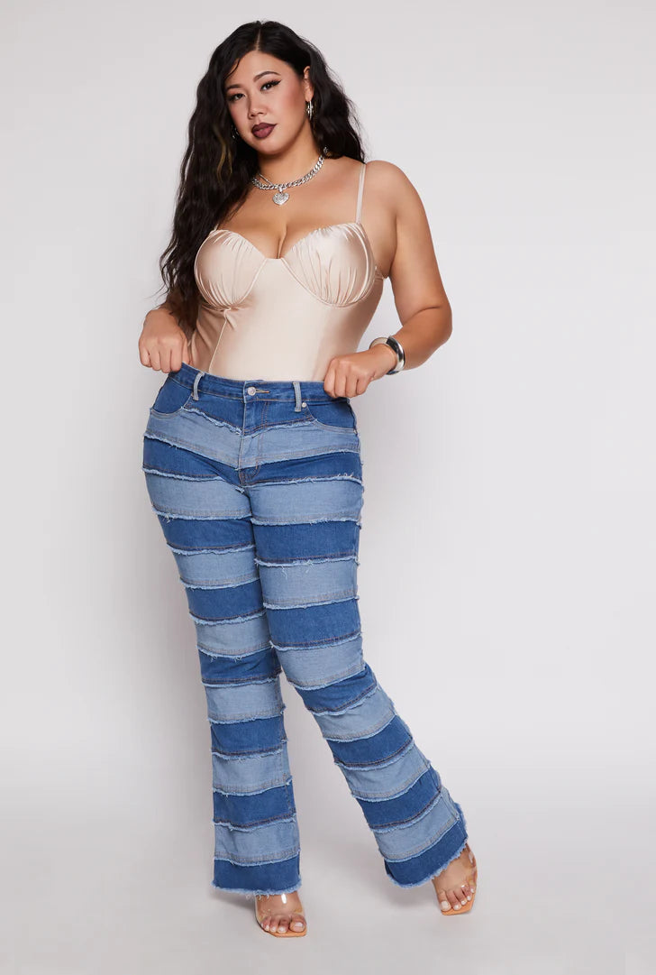 ROWS OF DISTRESS jeans (runs small)