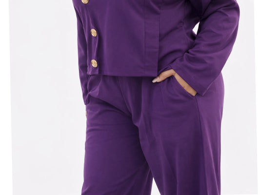 Plum Corporate Crossover Pant set