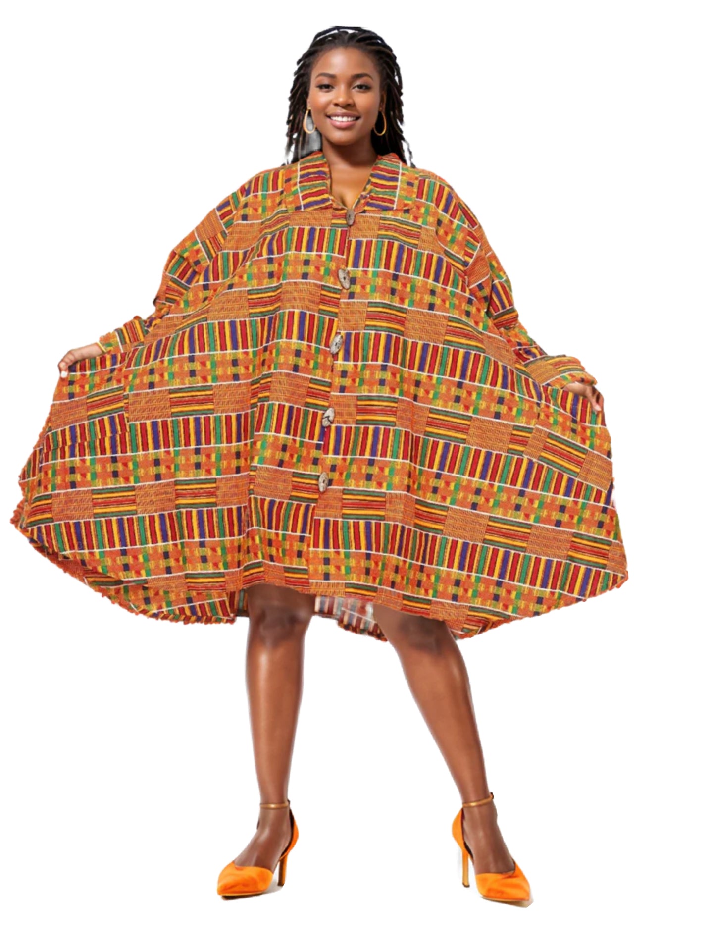 Ankara New Kente Swing O/S