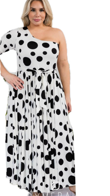 Beverly Hills Babe Black Dot Dress