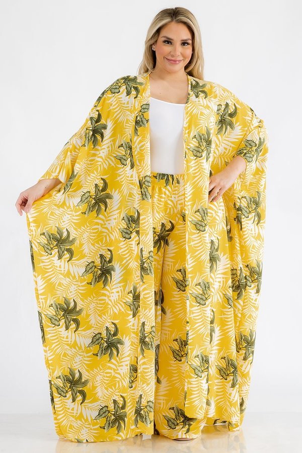 LEMON LEAF 2PC DUSTER SET