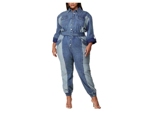 Flight Deck Denim Jumpsuit