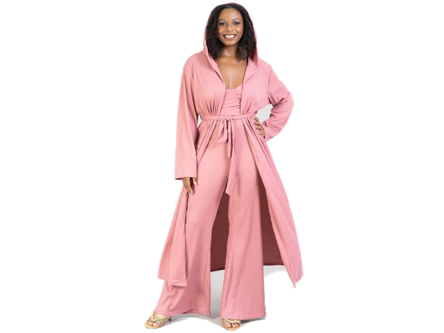 STRICTLY COZY 3PC RIBBED SET