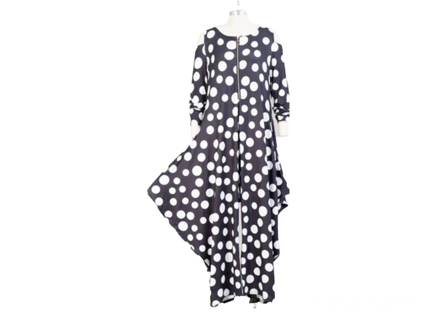 Polka dot jumpsuit o/s