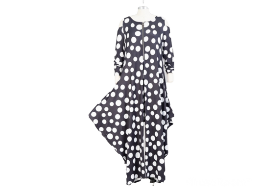 Polka dot jumpsuit o/s