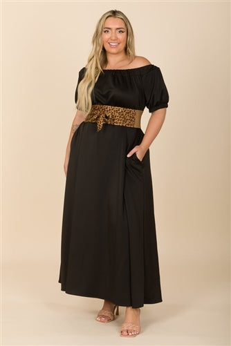 Hustle and Flow Maxi Dress black 2x